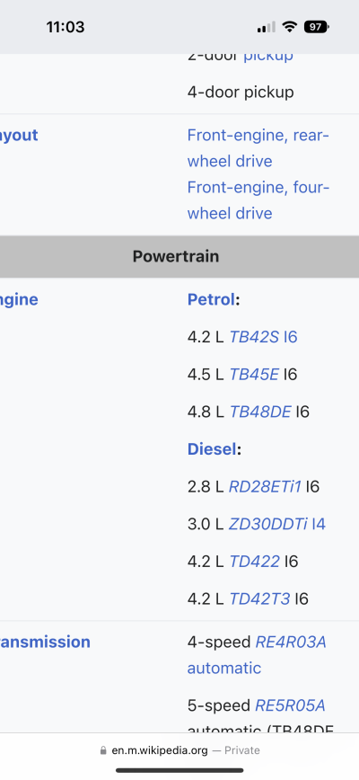 4wd engines | 4x4Earth