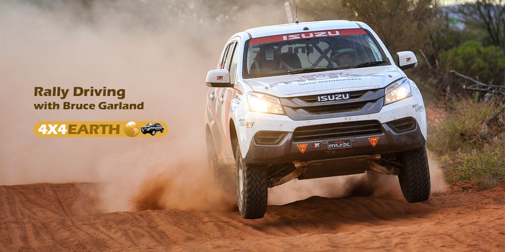 37 – Bruce Garland Rally driving offroad at high speed.