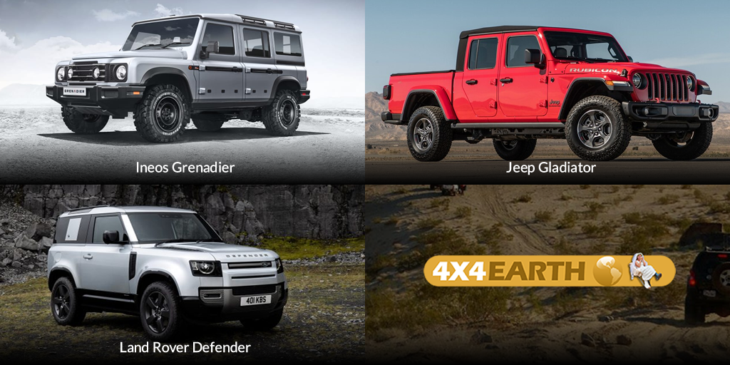 55 – New Land Rover Defender vs Jeep Gladiators vs Ineos Grenadier Reviews- We get the good oil.